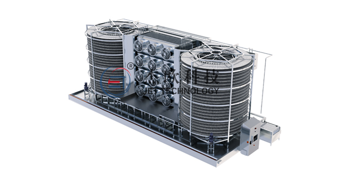 Neuer Typ Spiral-Gefrier schrank