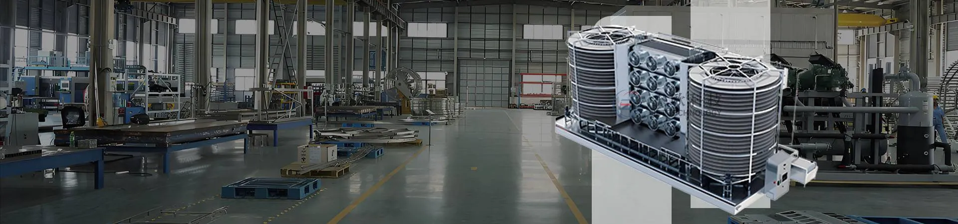 Spiral-Gefrier schrank